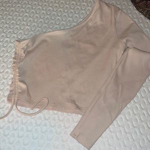 Pink/Cream Croptop